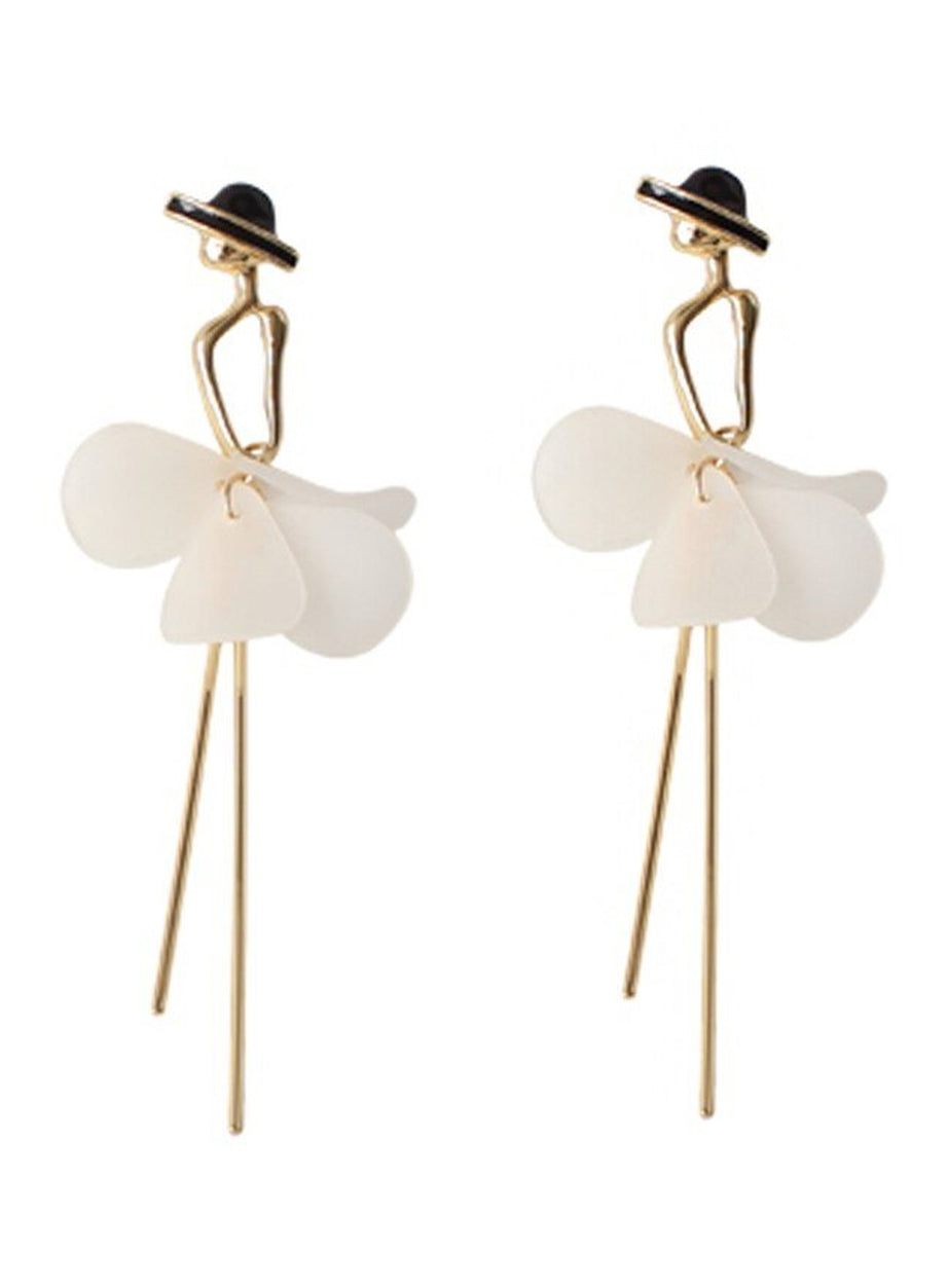 Y2k Retro Acrylic Tassel Long Earrings