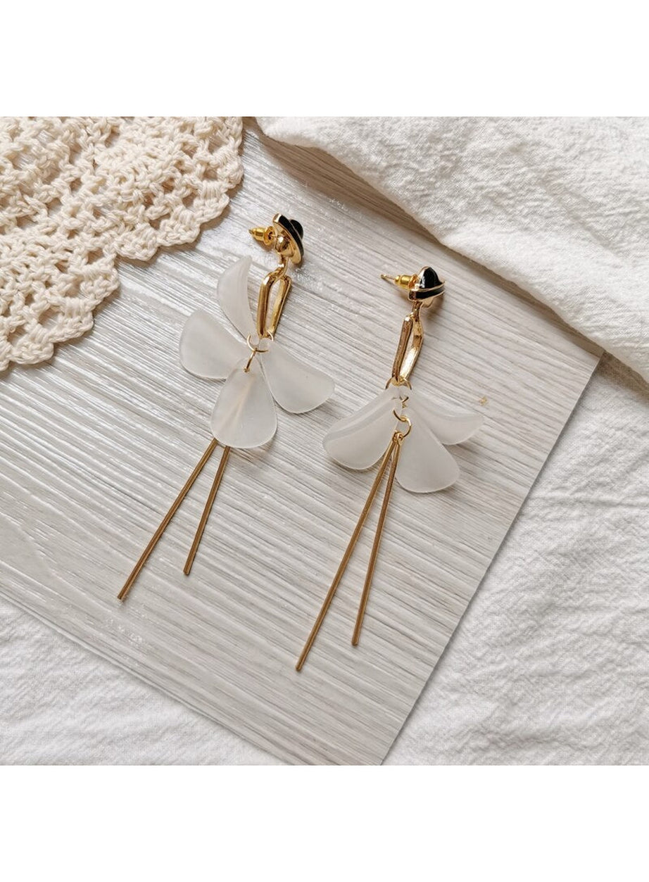 Y2k Retro Acrylic Tassel Long Earrings