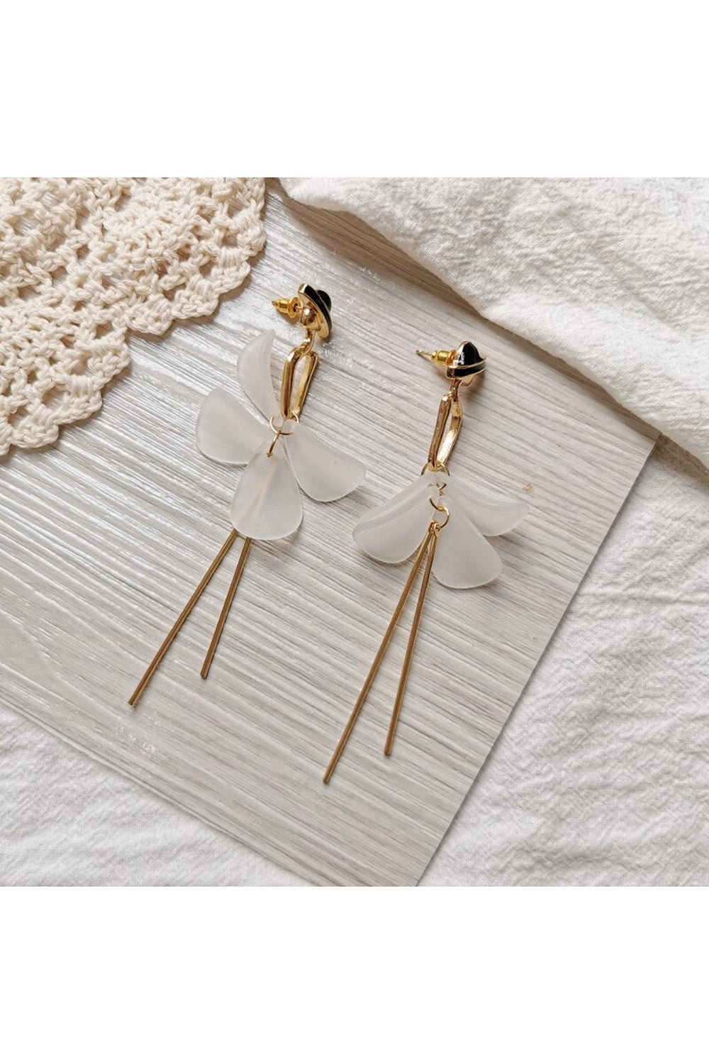 Y2k Retro Acrylic Tassel Long Earrings