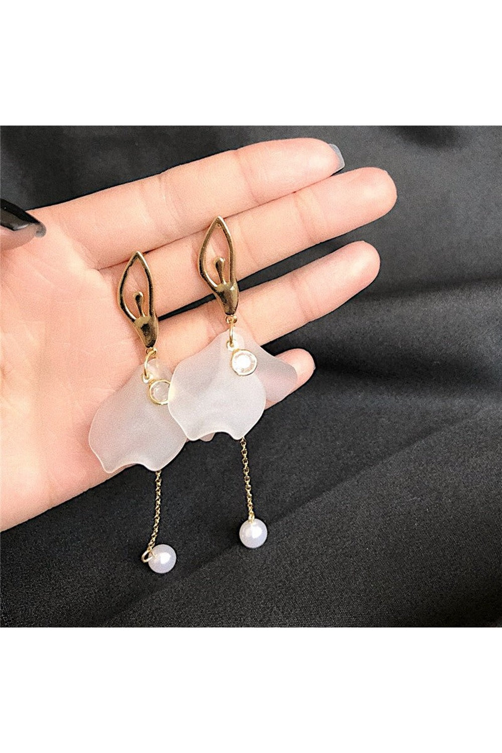 Y2k Retro Acrylic Tassel Long Earrings