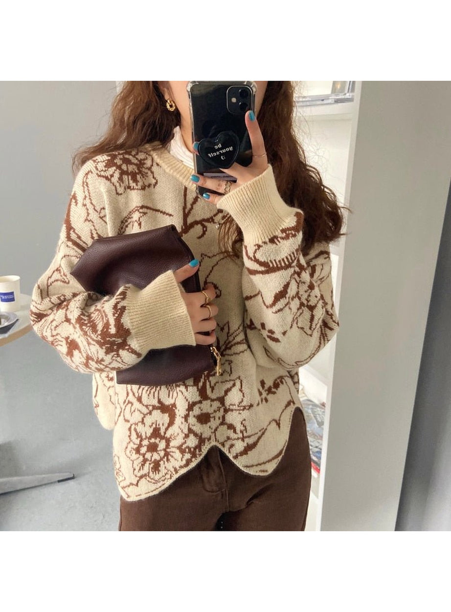 Y2k Retro Aesthetic Knitwear Sweater