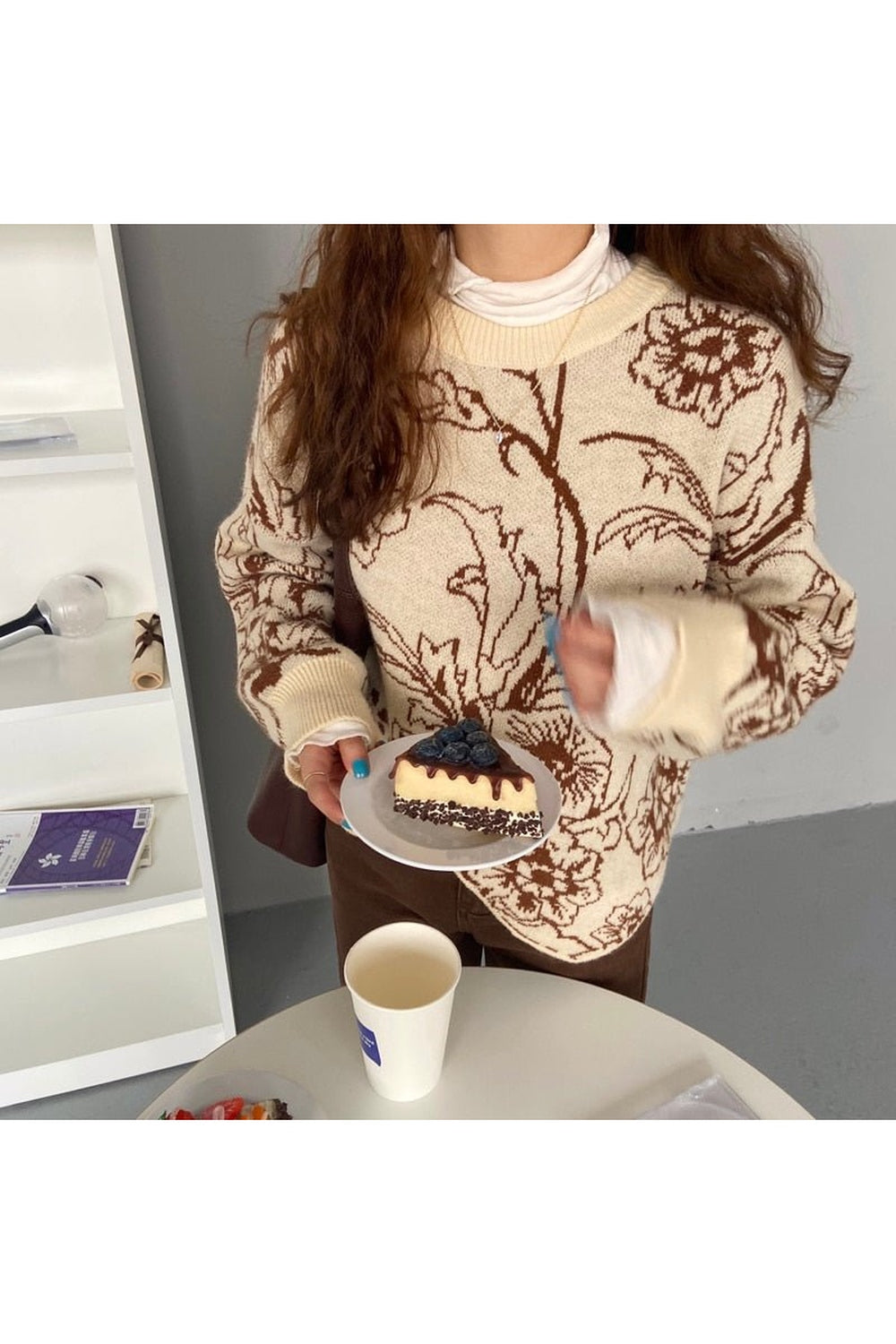 Y2k Retro Aesthetic Knitwear Sweater