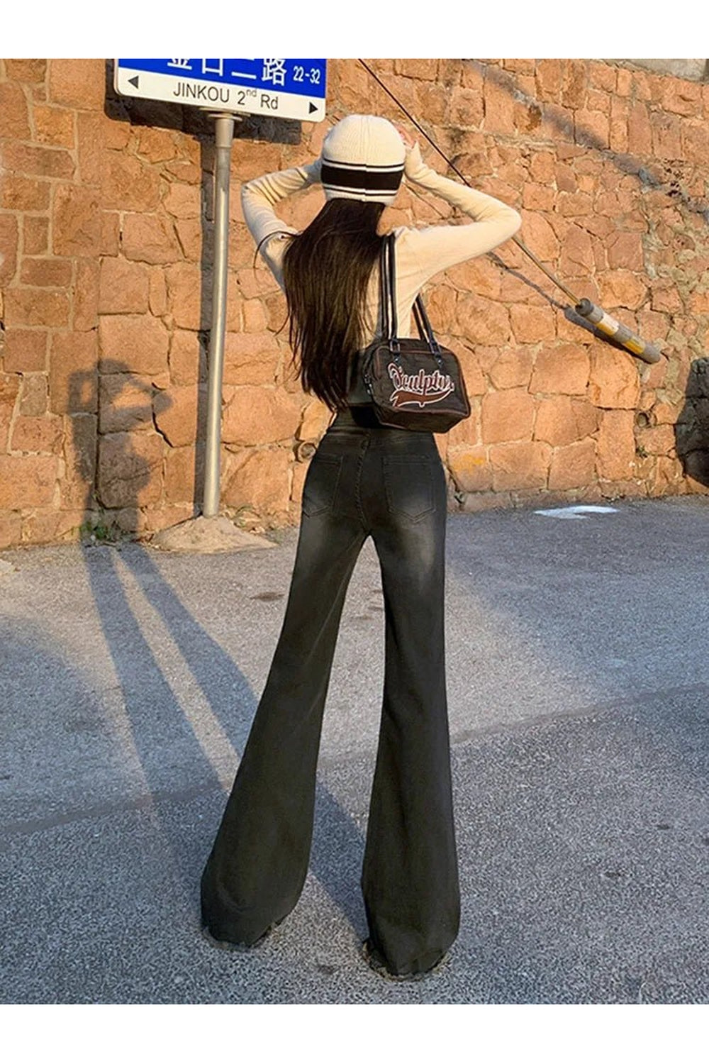 Y2k Retro Bell Bottom Jeans