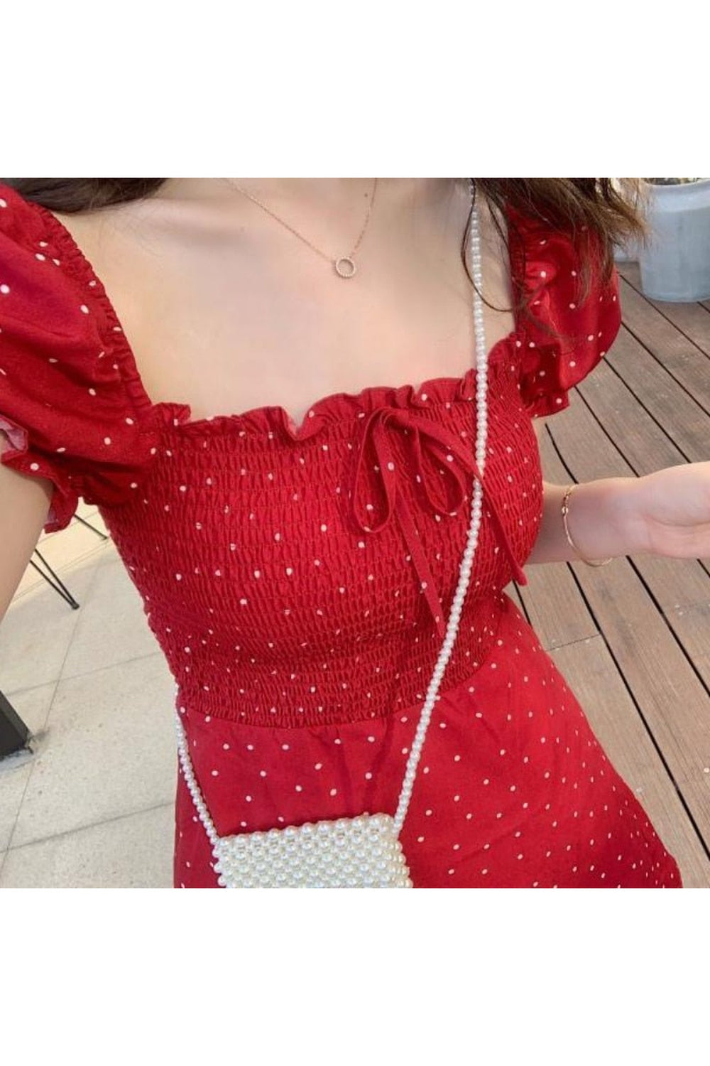Y2k Retro Dot Summer Dress