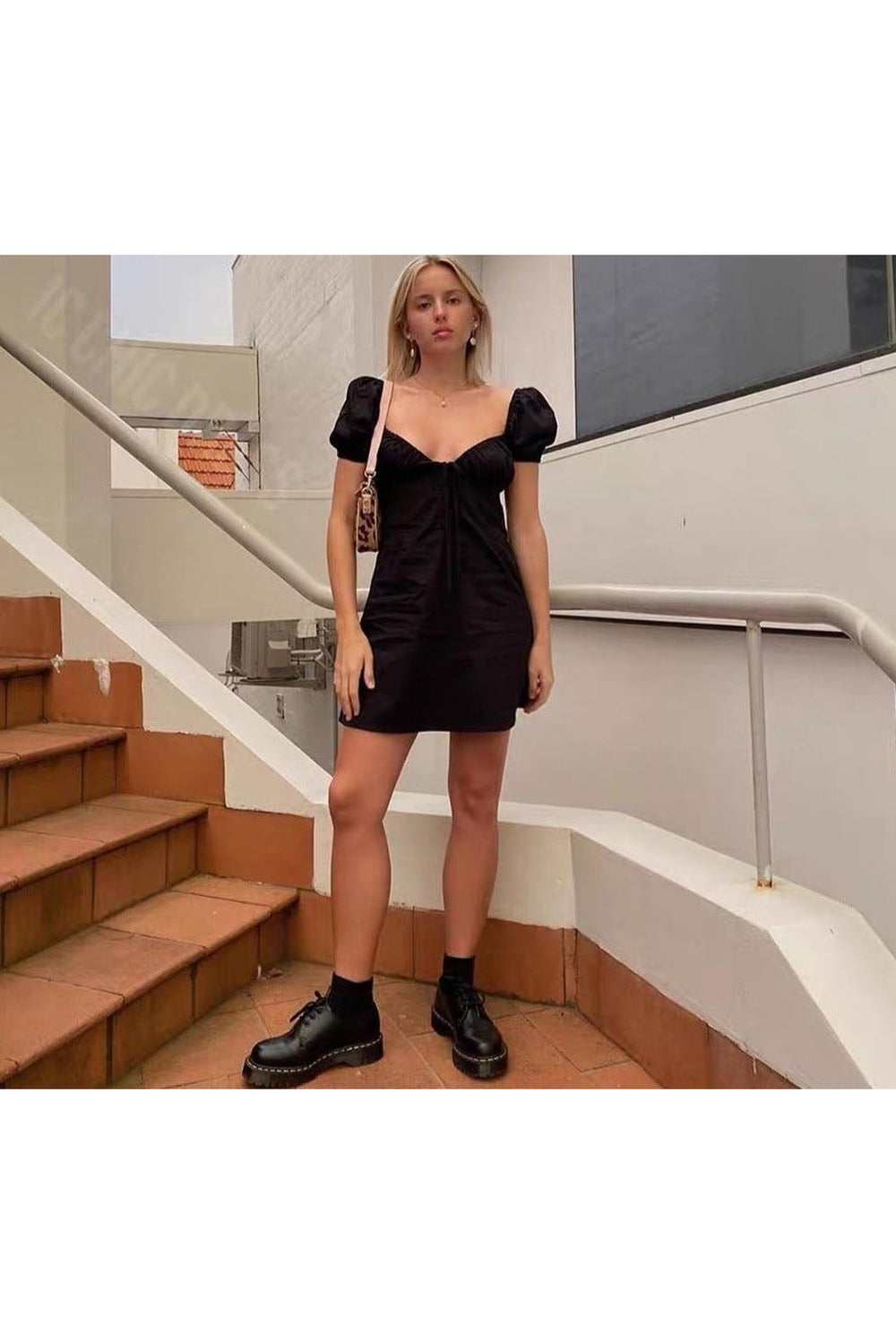 Y2k Retro Elegant Simple Mini Dress