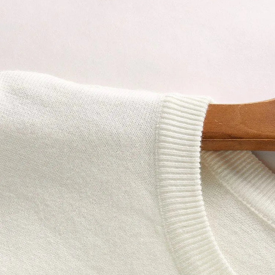 Y2k Retro Embroidery Knit Pullover