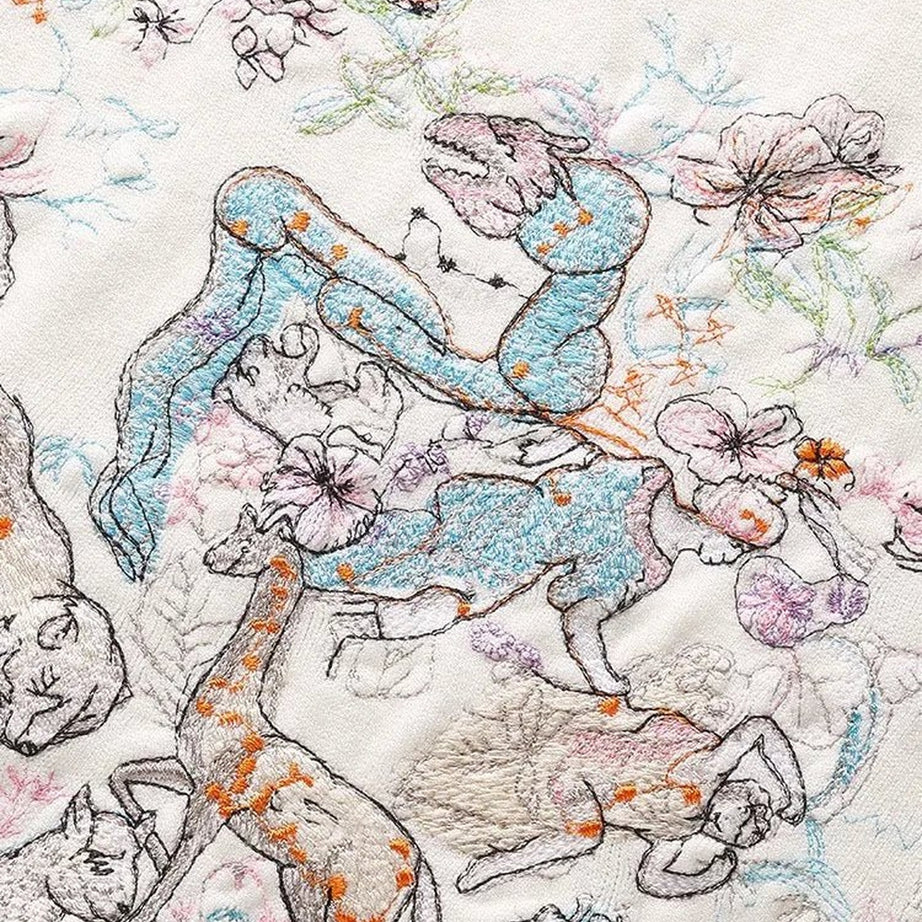 Y2k Retro Embroidery Knit Pullover