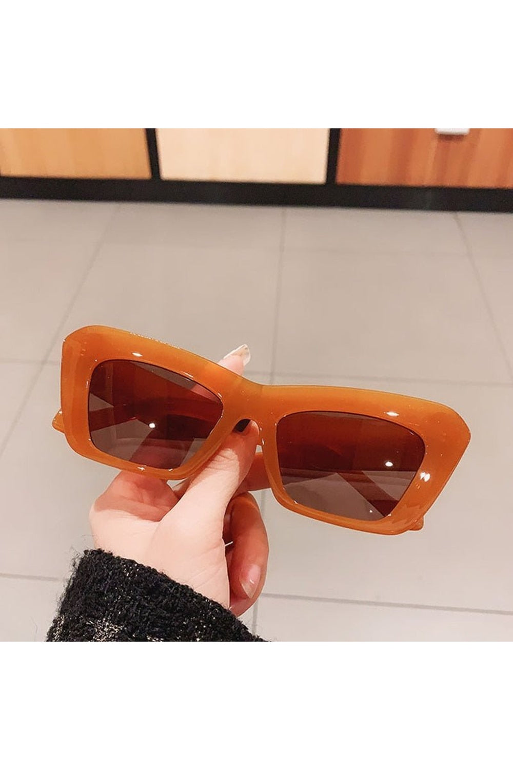 Y2k Retro Fashion Cat Eye Style Sunglasses