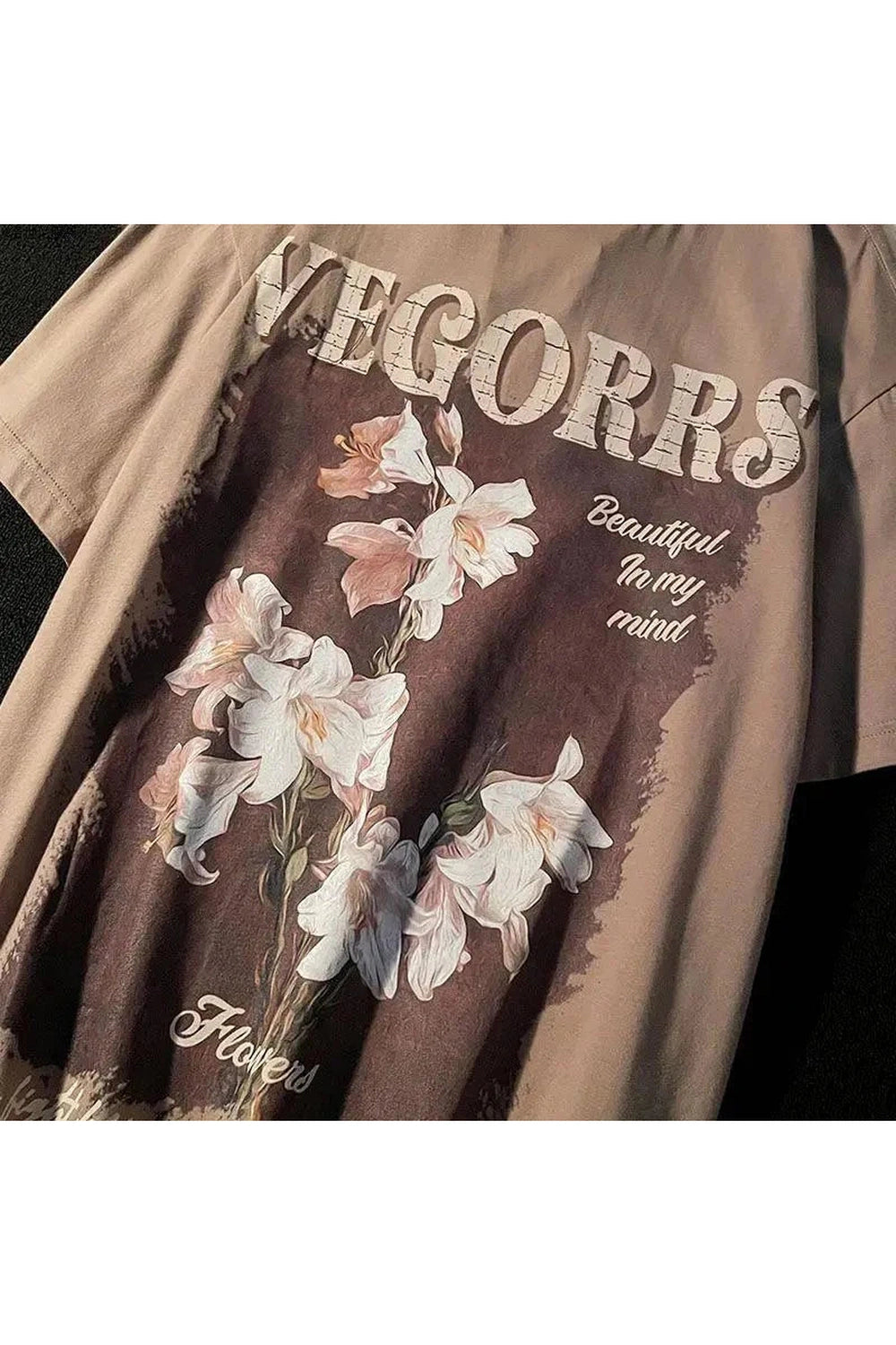 Y2k Retro Floral Graphic T-shirt