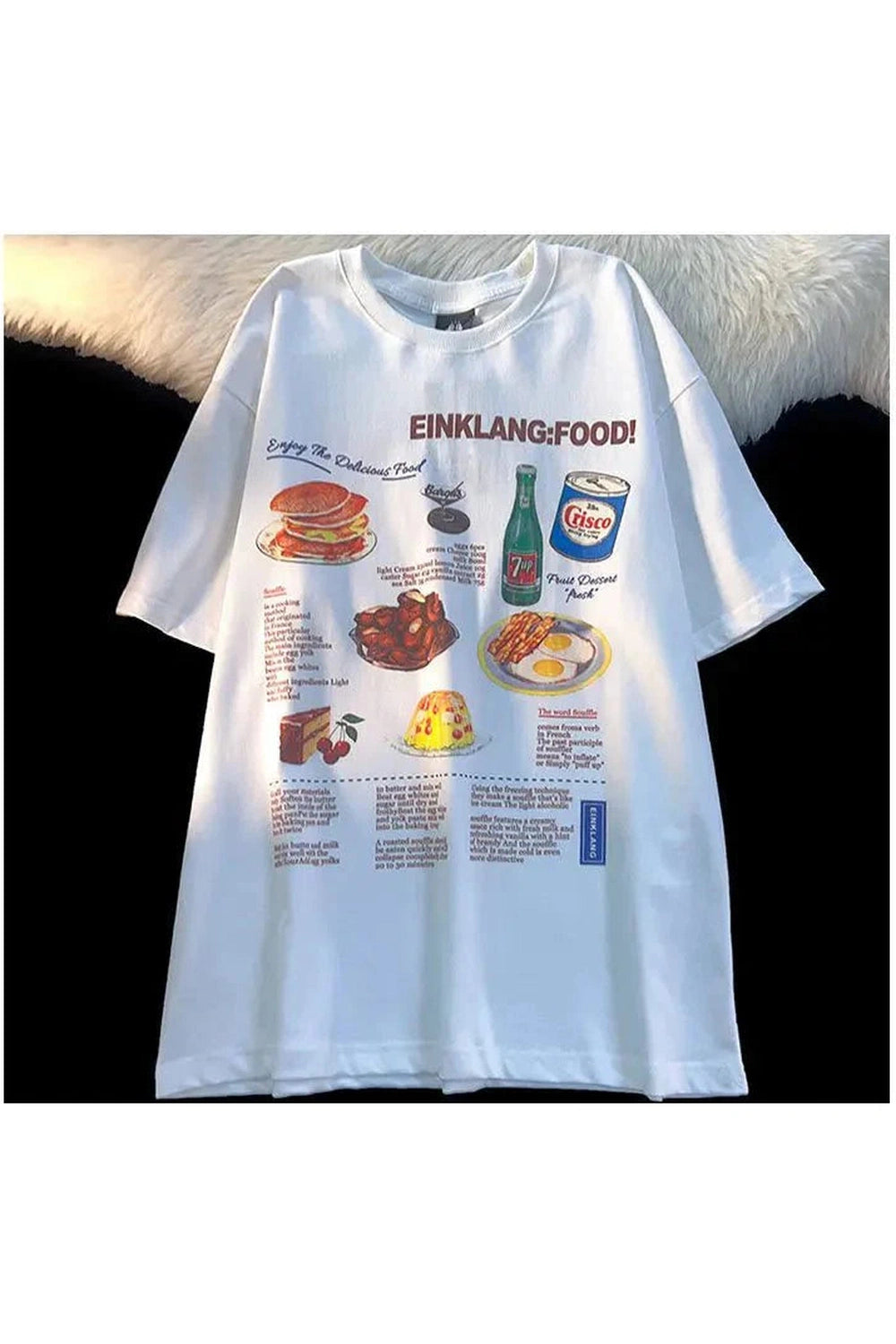 Y2k Retro Food Anime T-Shirt