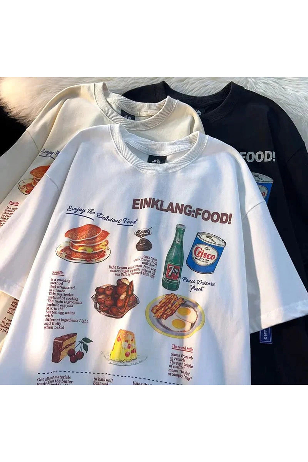 Y2k Retro Food Anime T-Shirt
