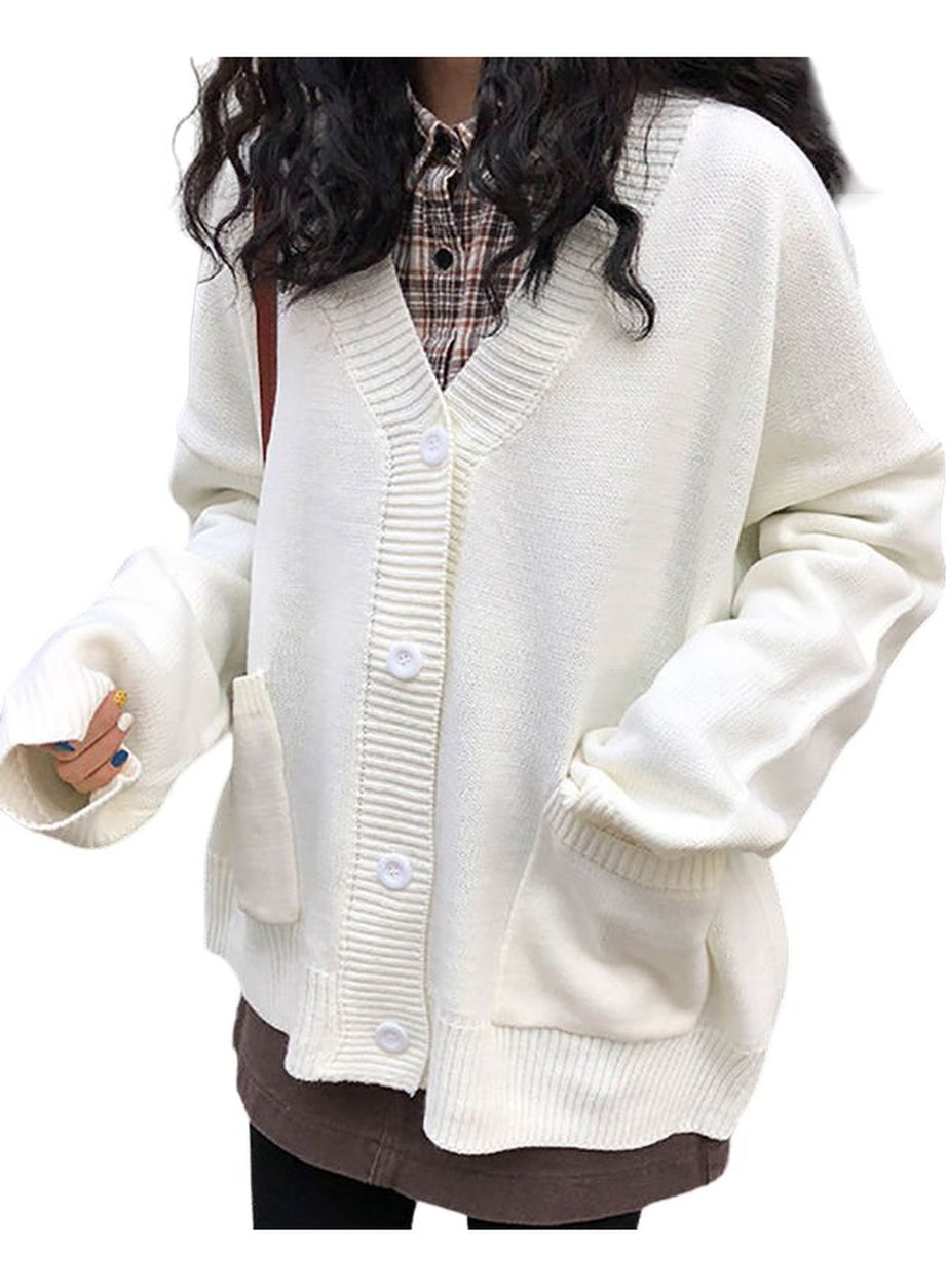 Y2k Retro Grey Casual Sweater