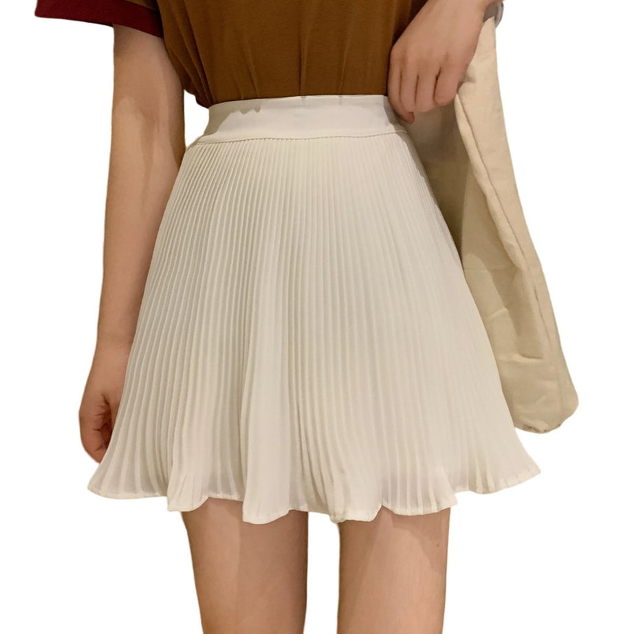 Y2k Retro High-Waist Pleated Skirt