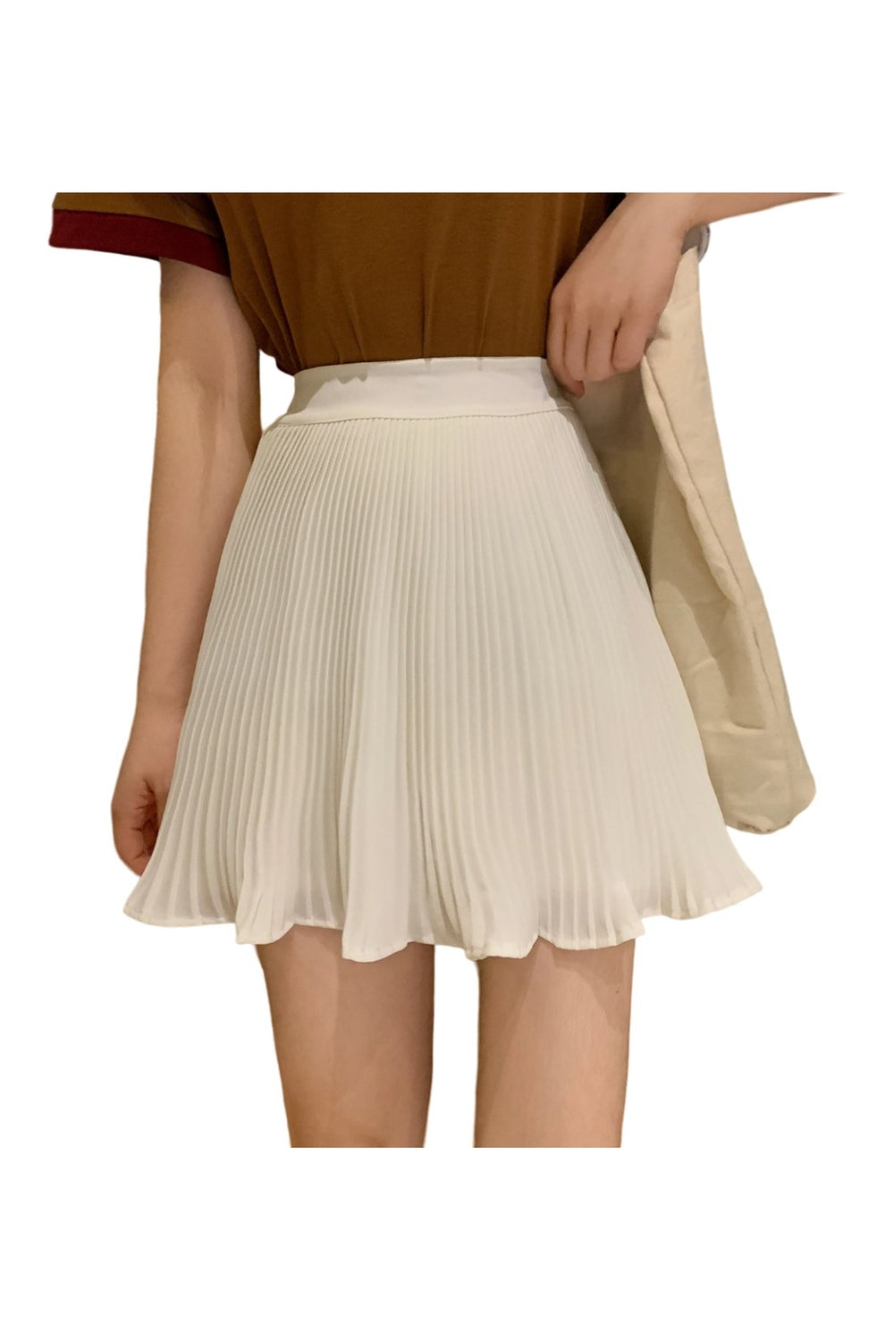 Y2k Retro High-Waist Pleated Skirt