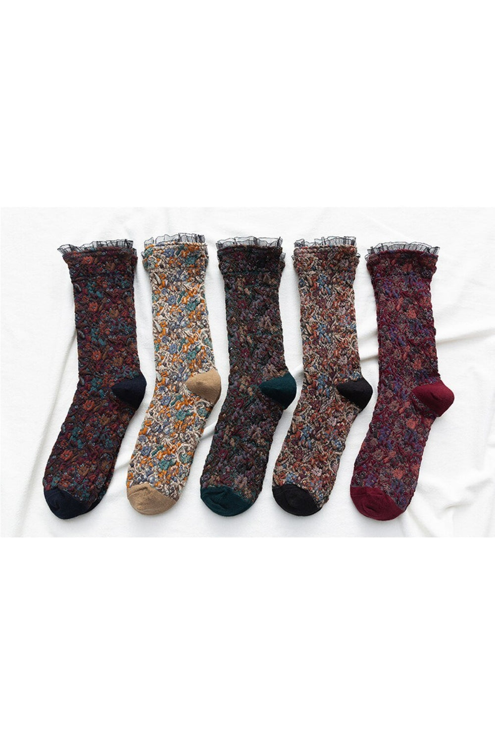 Y2k Retro Lacework Ruffle Socks