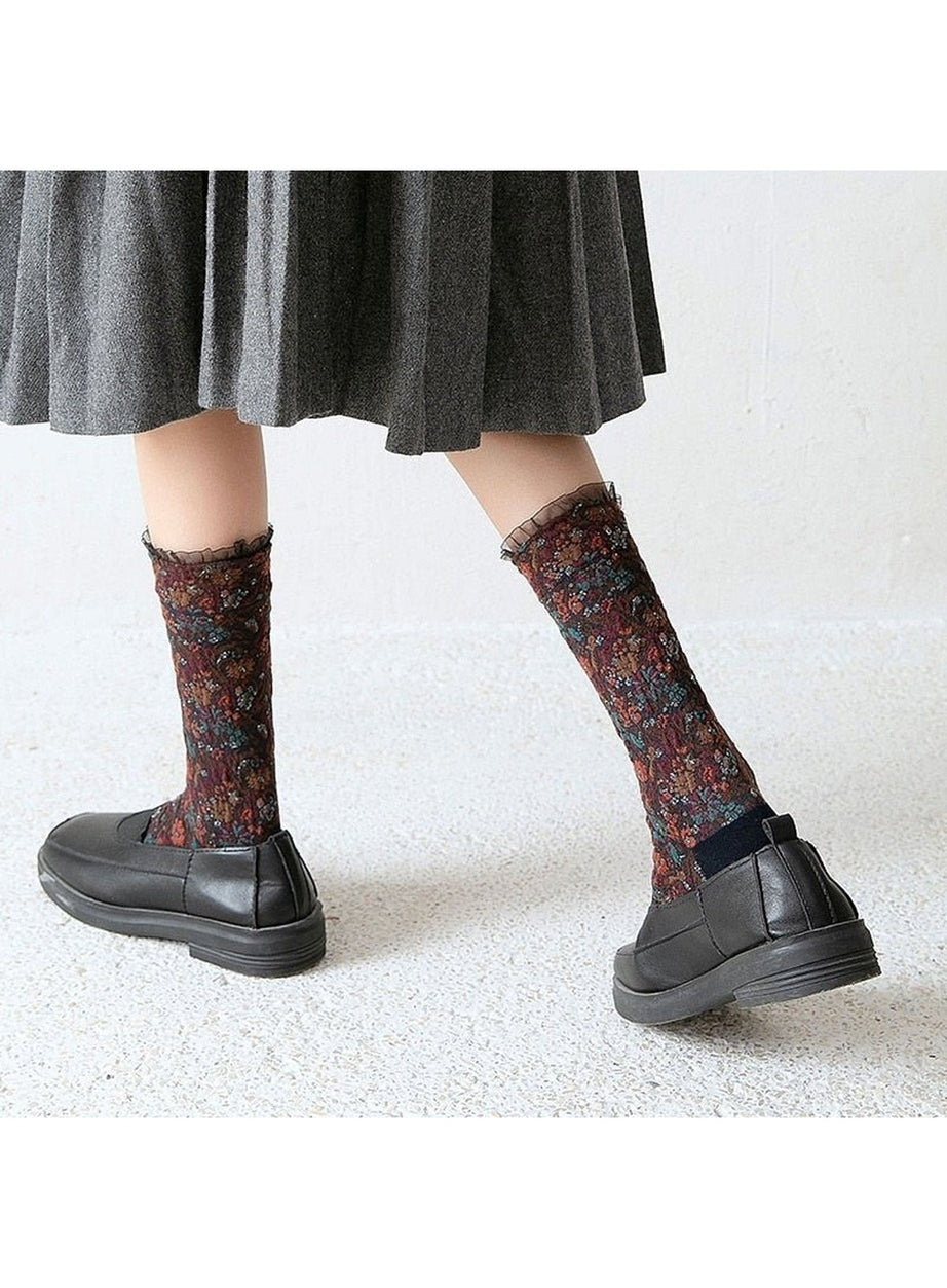 Y2k Retro Lacework Ruffle Socks
