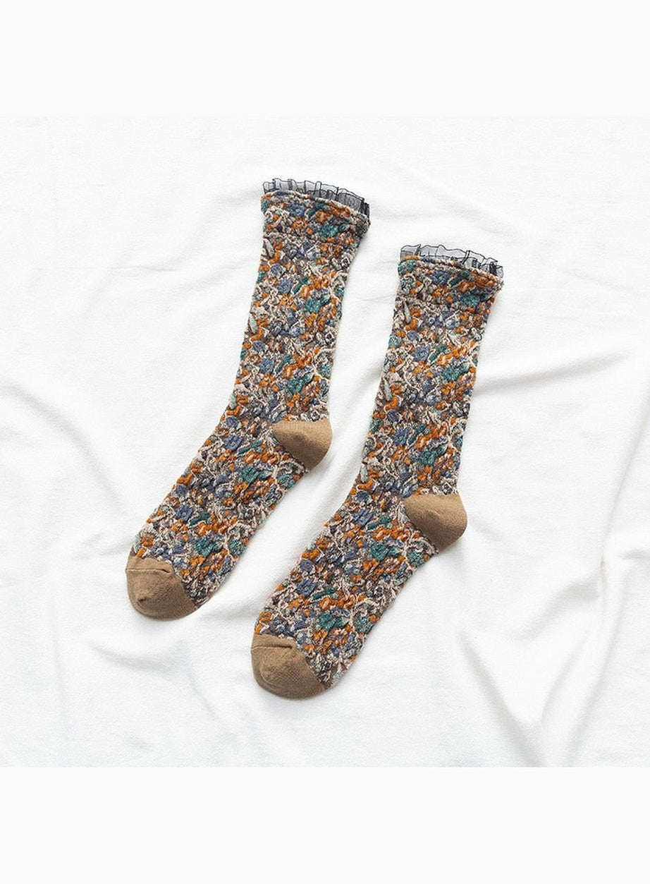 Y2k Retro Lacework Ruffle Socks
