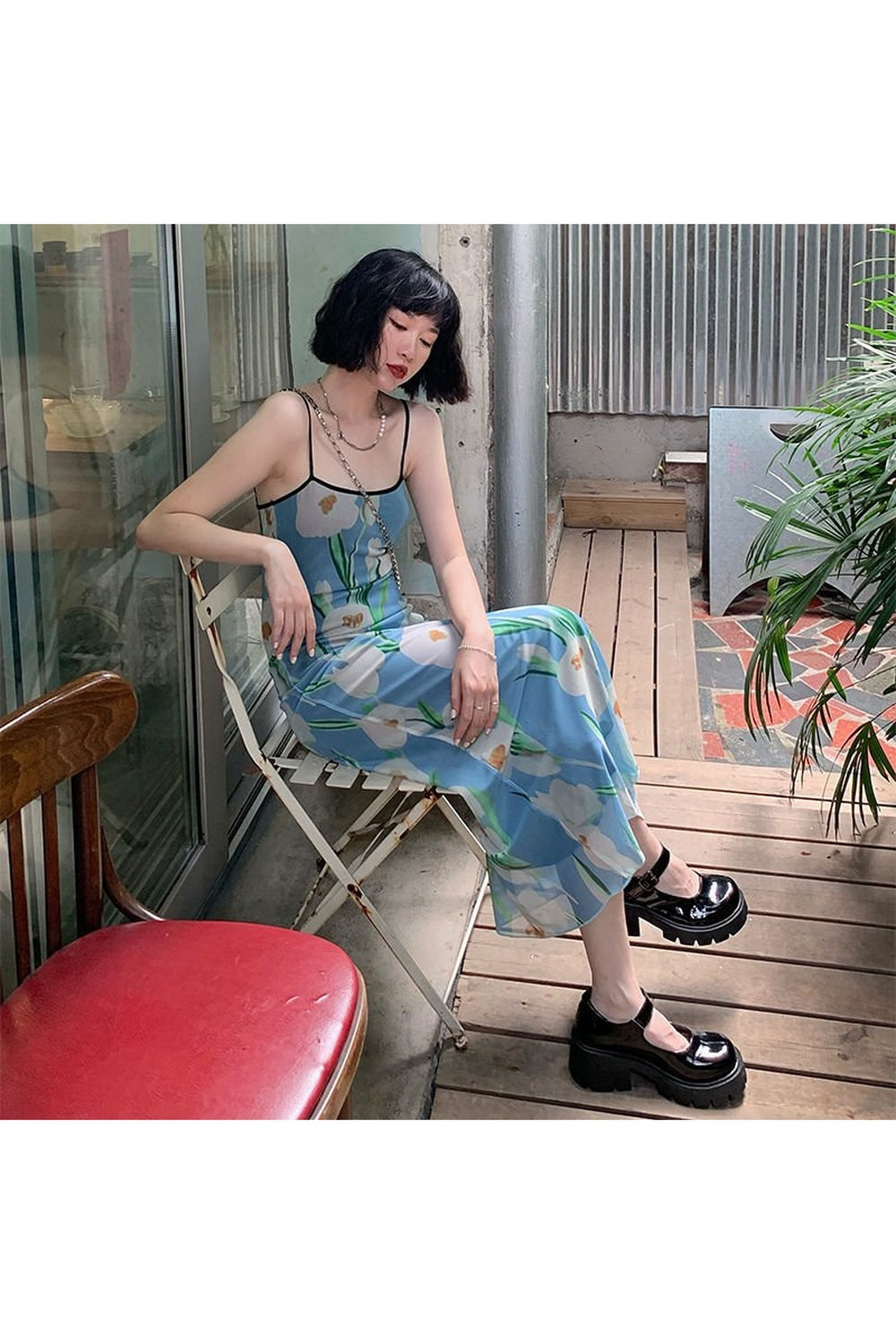 Y2k Retro Mesh Dress