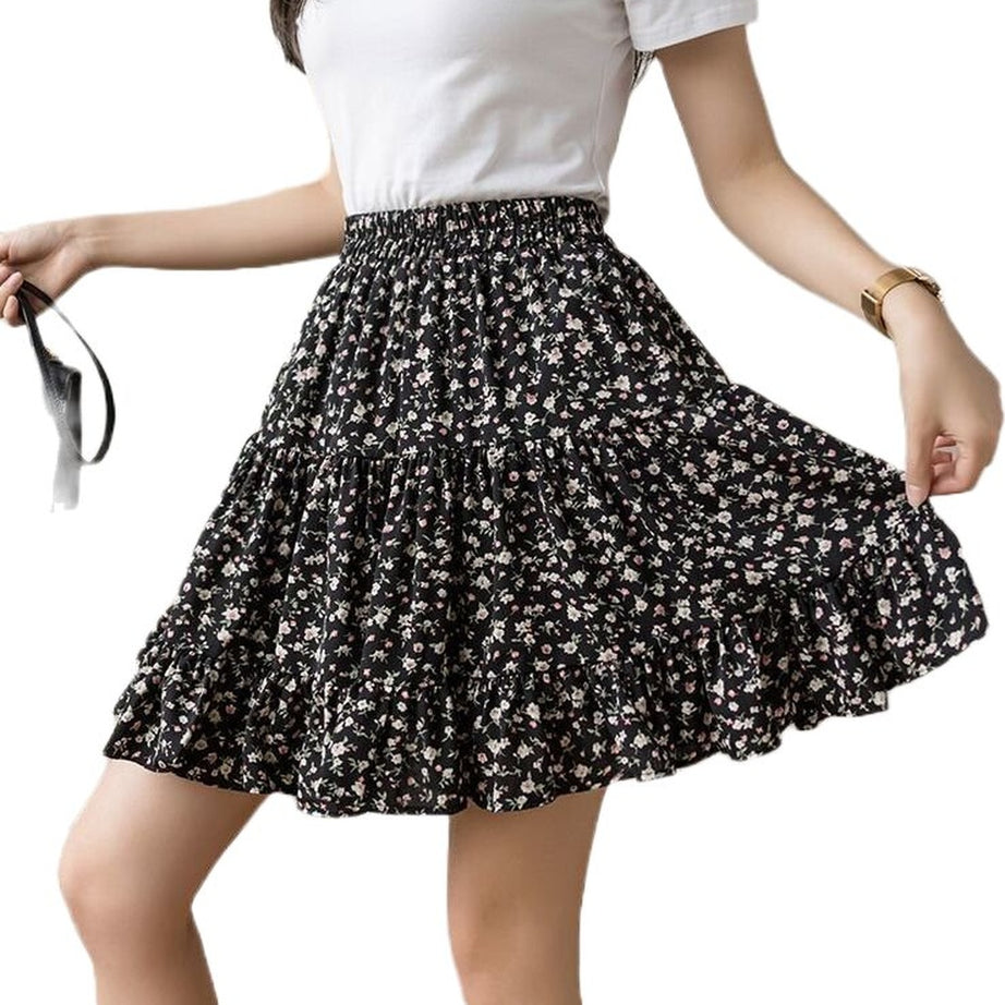 Y2k Retro Mini Ruffles Skirt