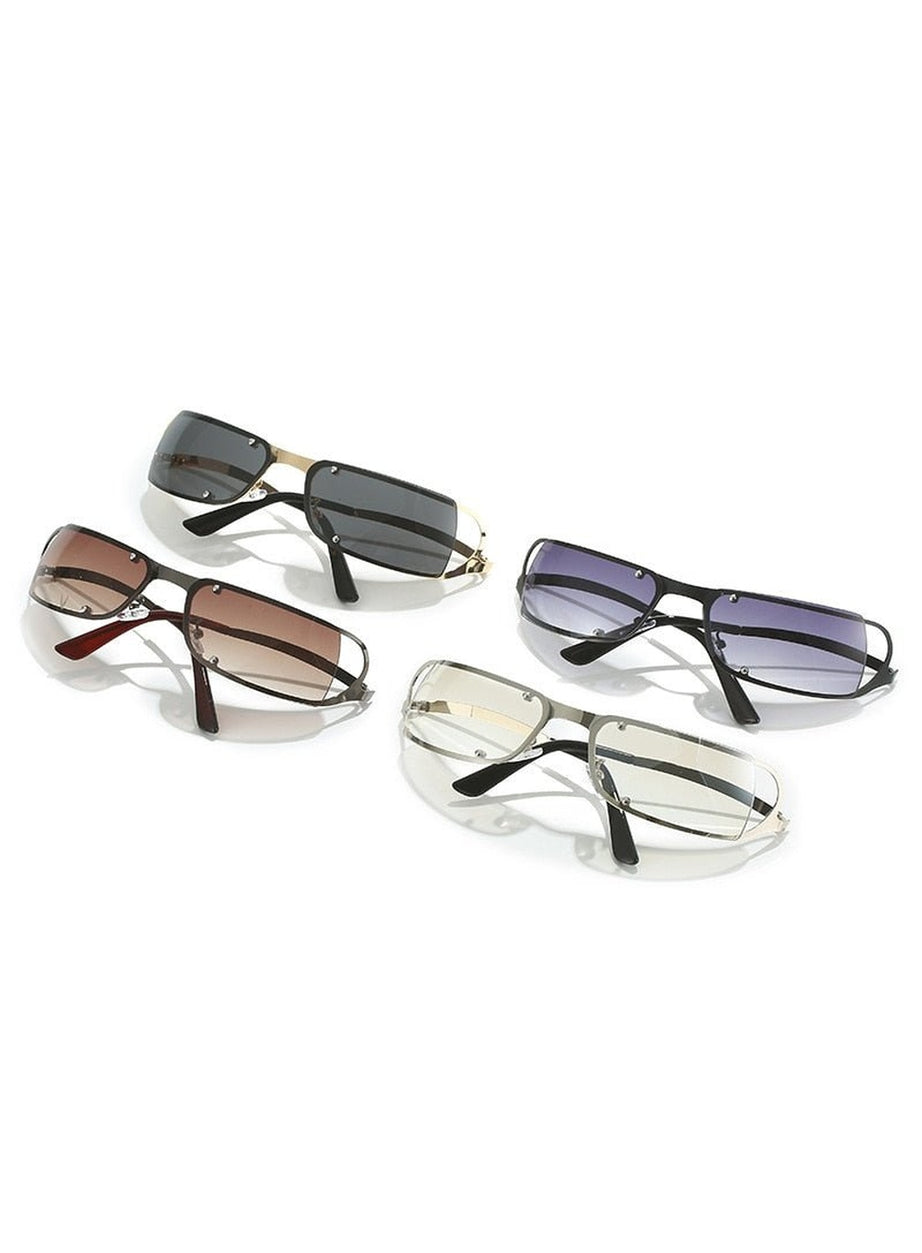 Y2k Retro One Piece Wrap Sunglasses