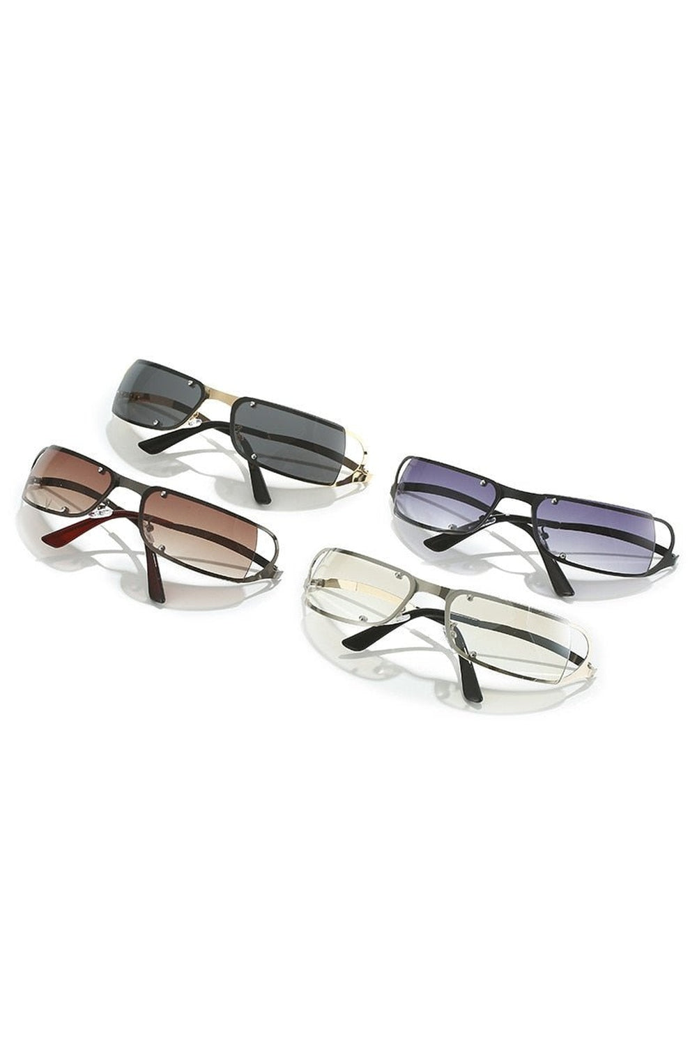 Y2k Retro One Piece Wrap Sunglasses