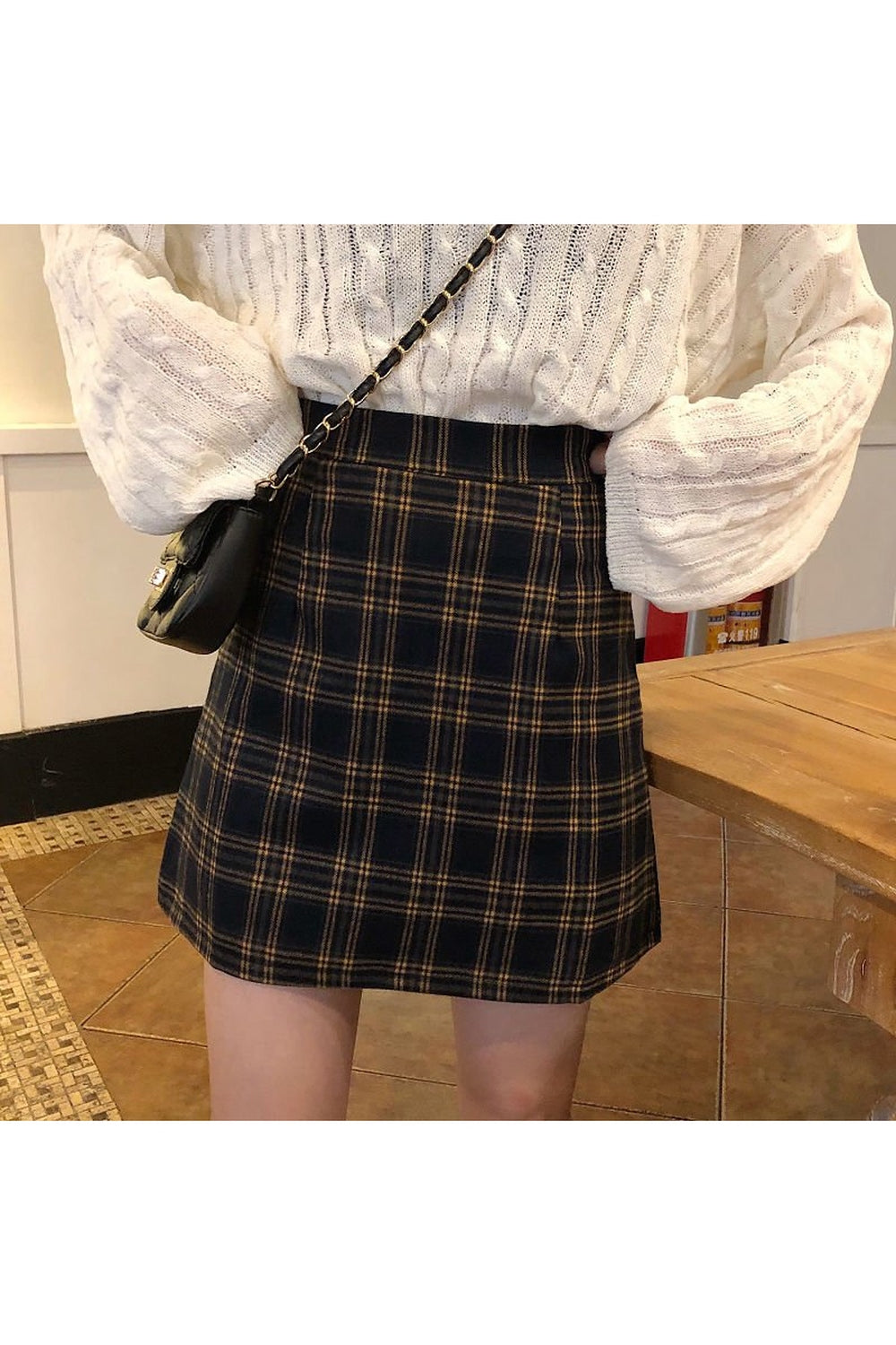 Y2k Retro Plaid Summer Skirt