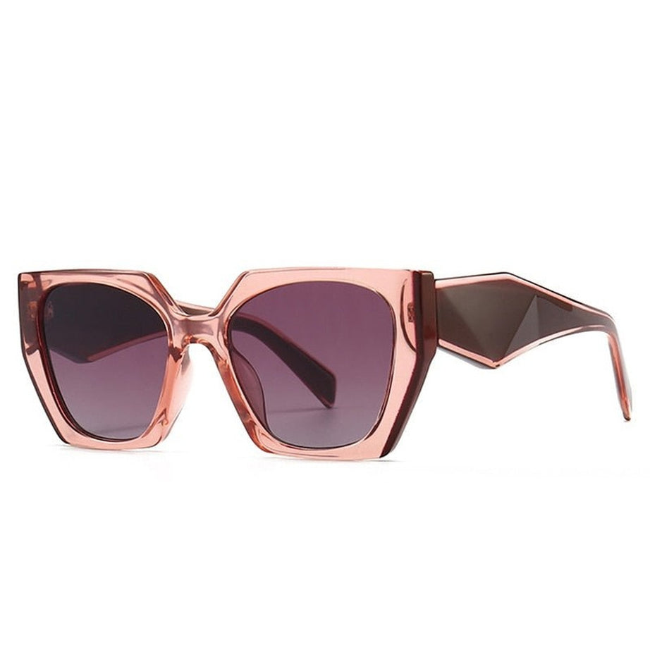 Y2k Retro Polygon Cat Eye Sunglasses