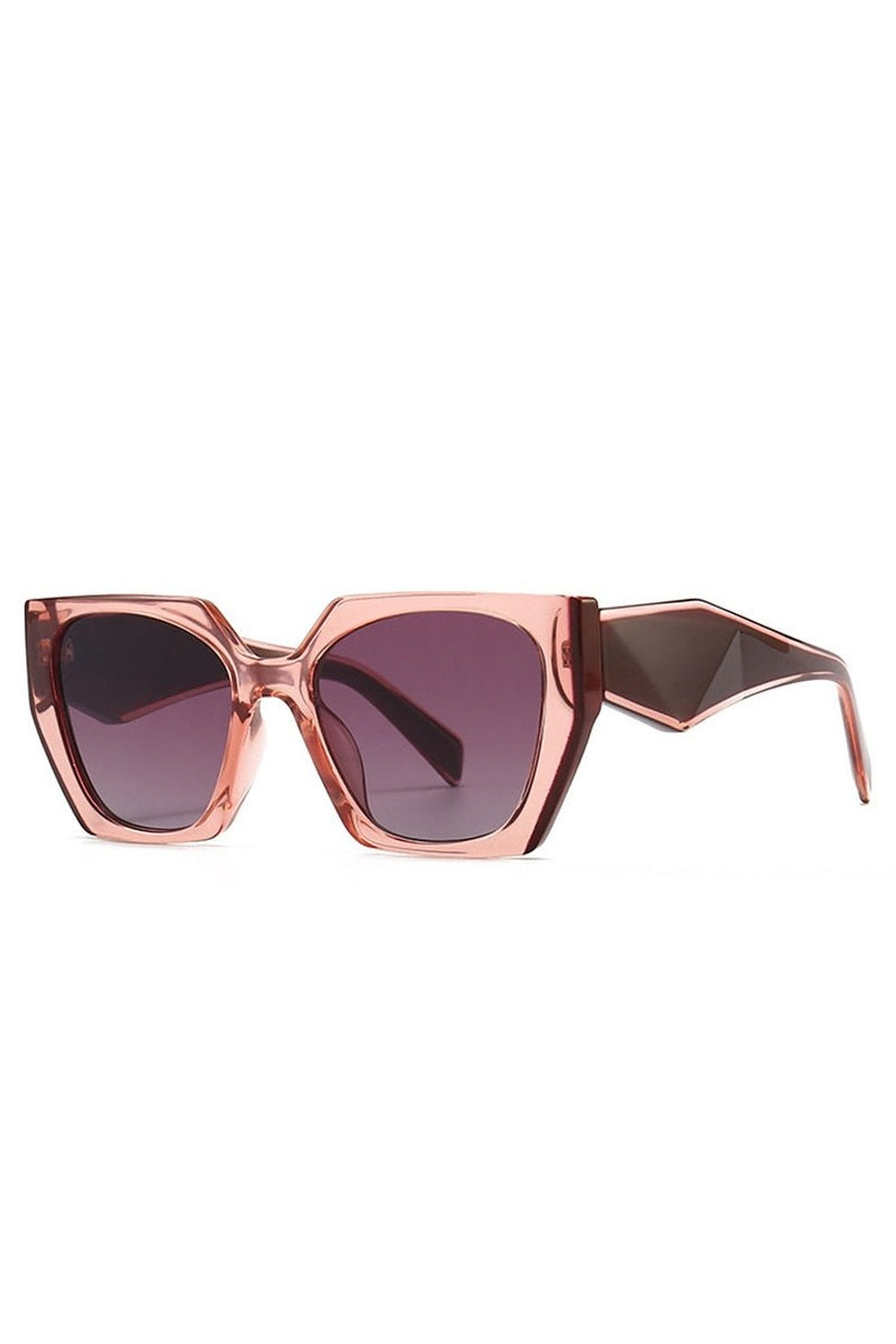 Y2k Retro Polygon Cat Eye Sunglasses