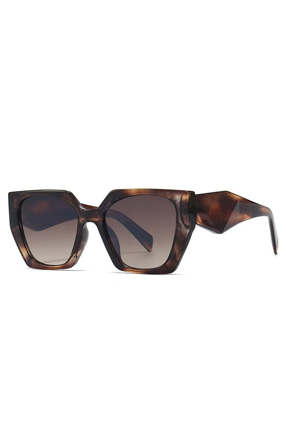 Y2k Retro Polygon Cat Eye Sunglasses