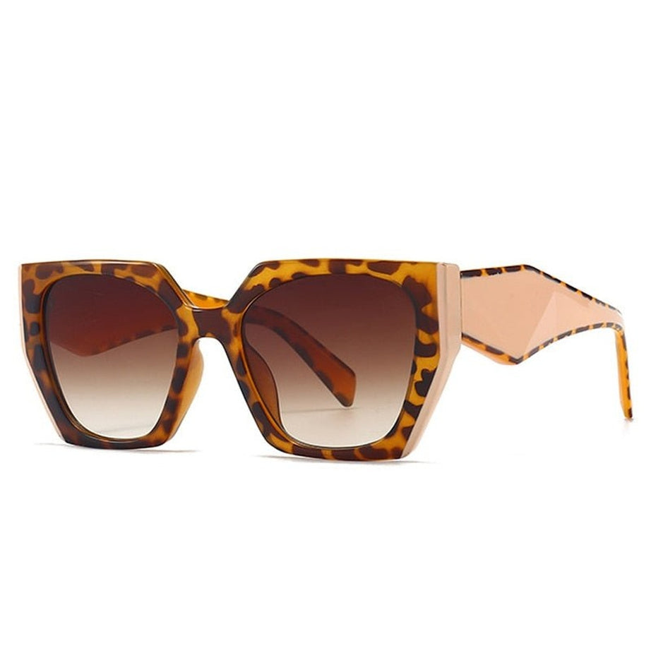 Y2k Retro Polygon Cat Eye Sunglasses