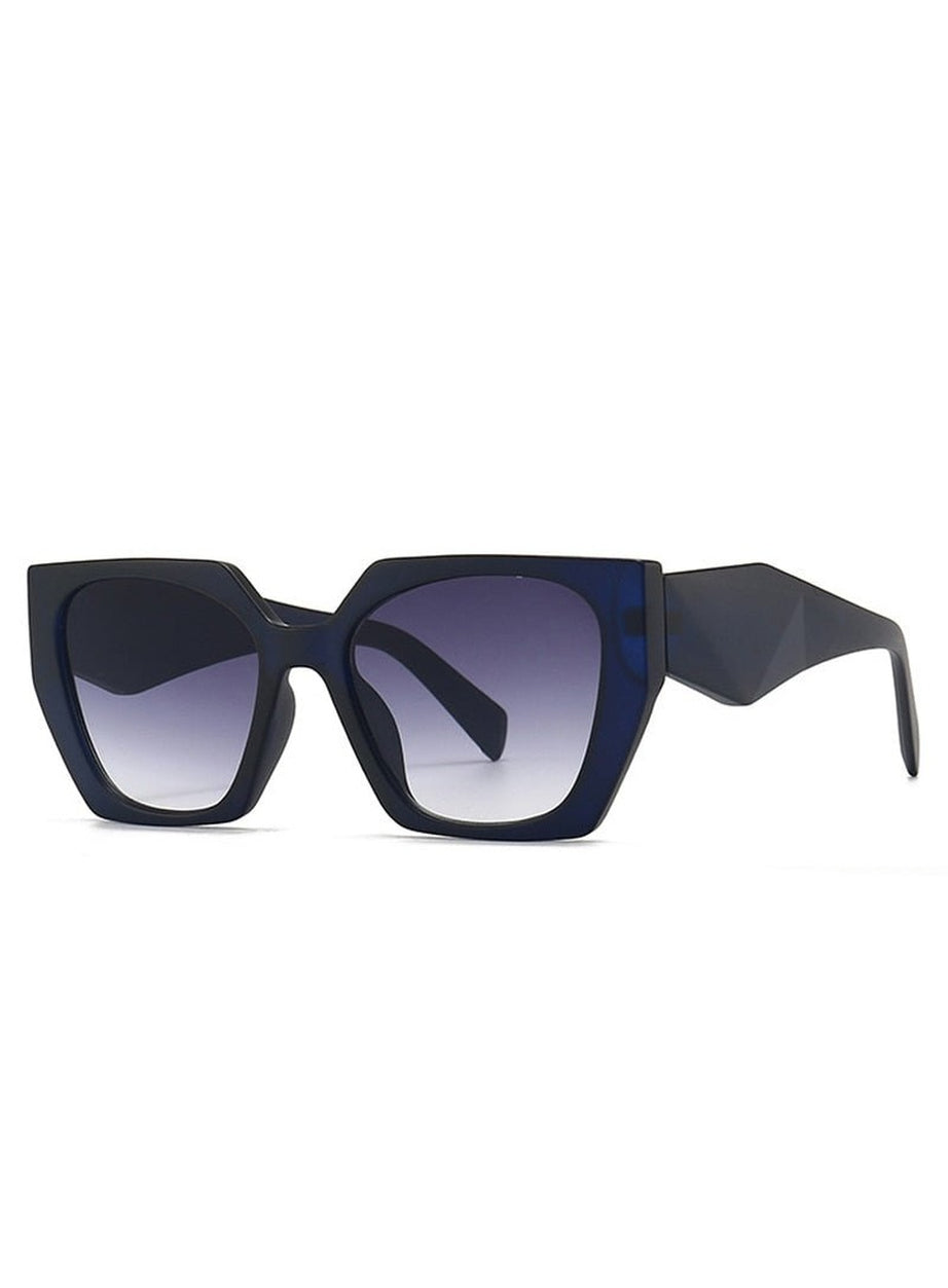 Y2k Retro Polygon Cat Eye Sunglasses