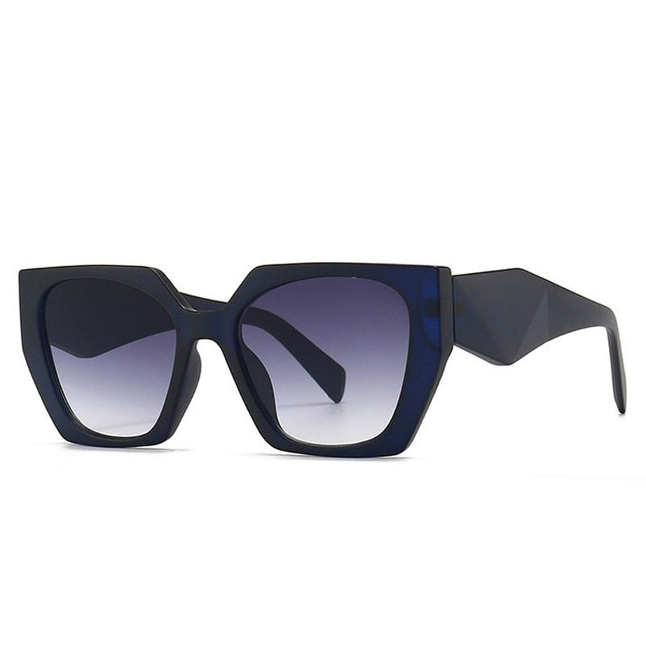 Y2k Retro Polygon Cat Eye Sunglasses