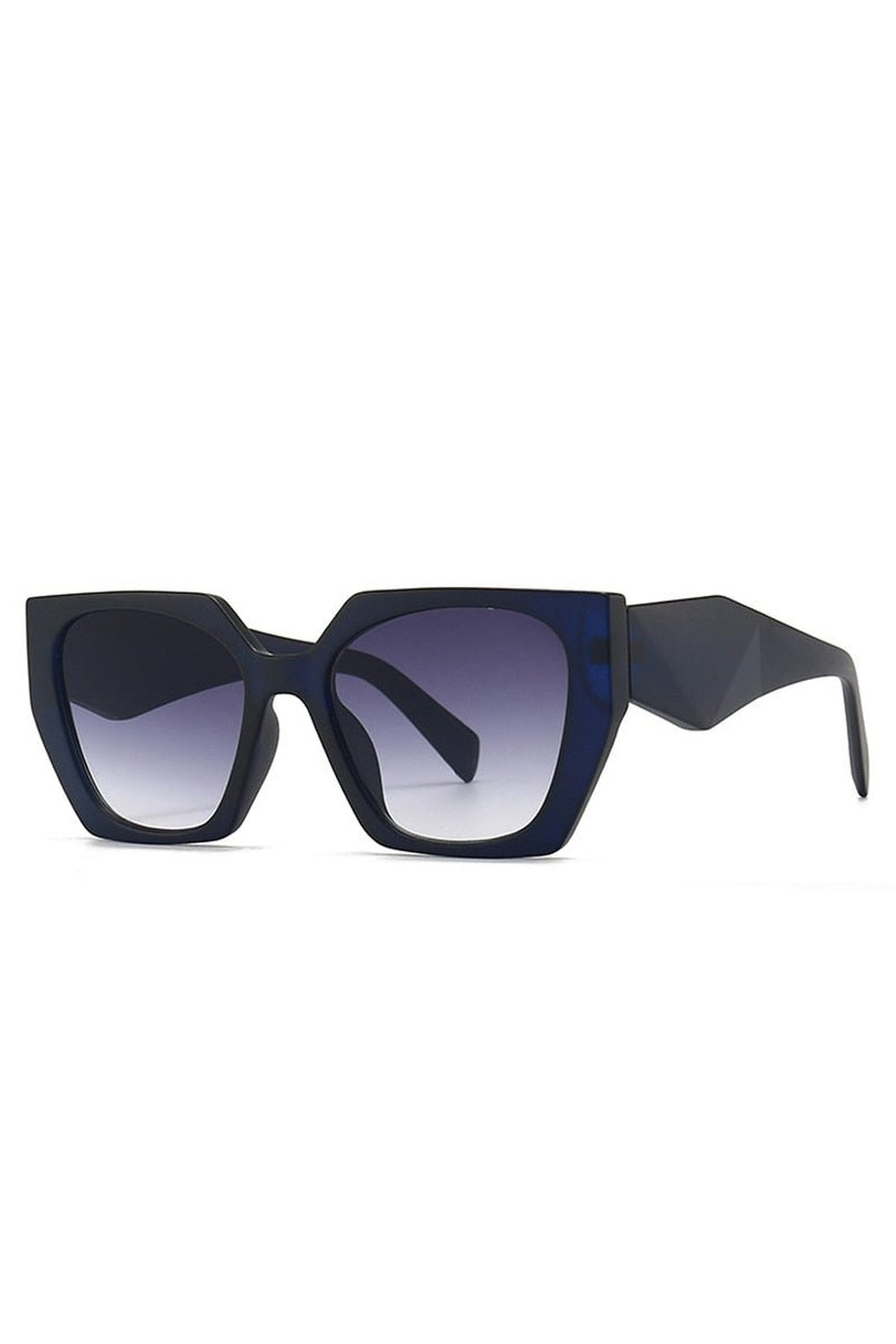 Y2k Retro Polygon Cat Eye Sunglasses