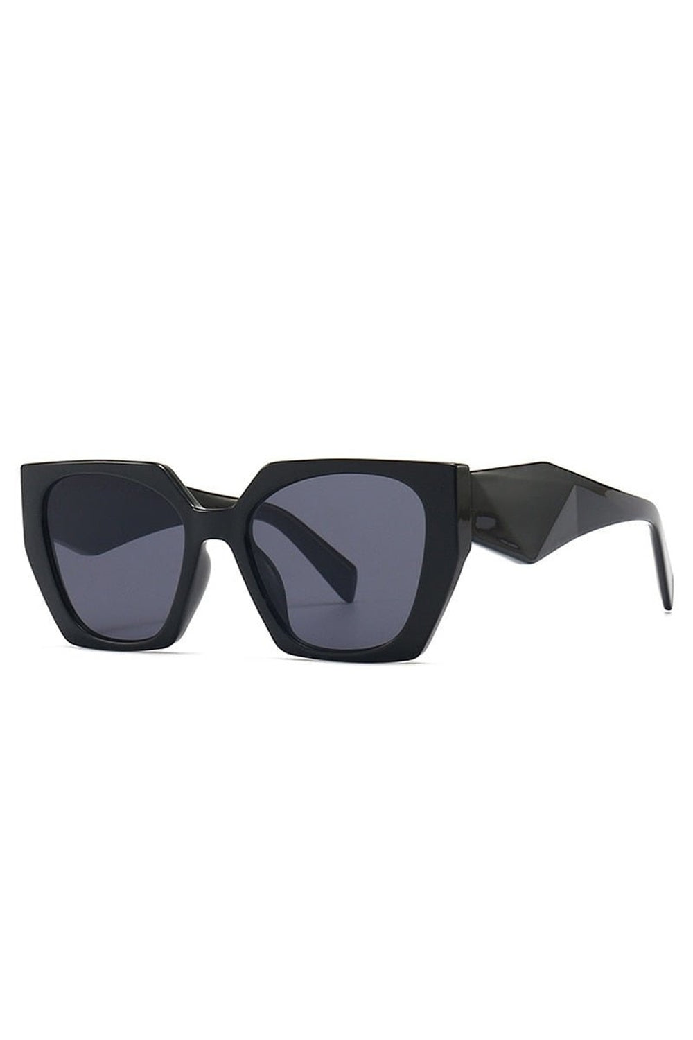 Y2k Retro Polygon Cat Eye Sunglasses