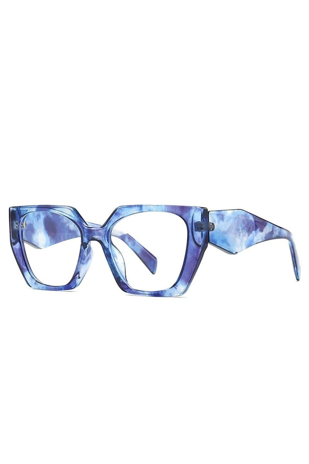 Y2k Retro Polygon Cat Eye Sunglasses