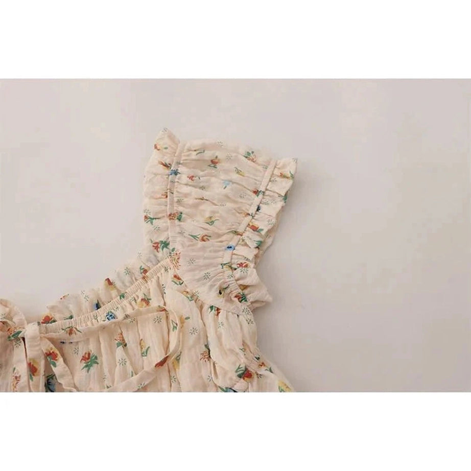 Y2k Retro Print Chiffon Blouse