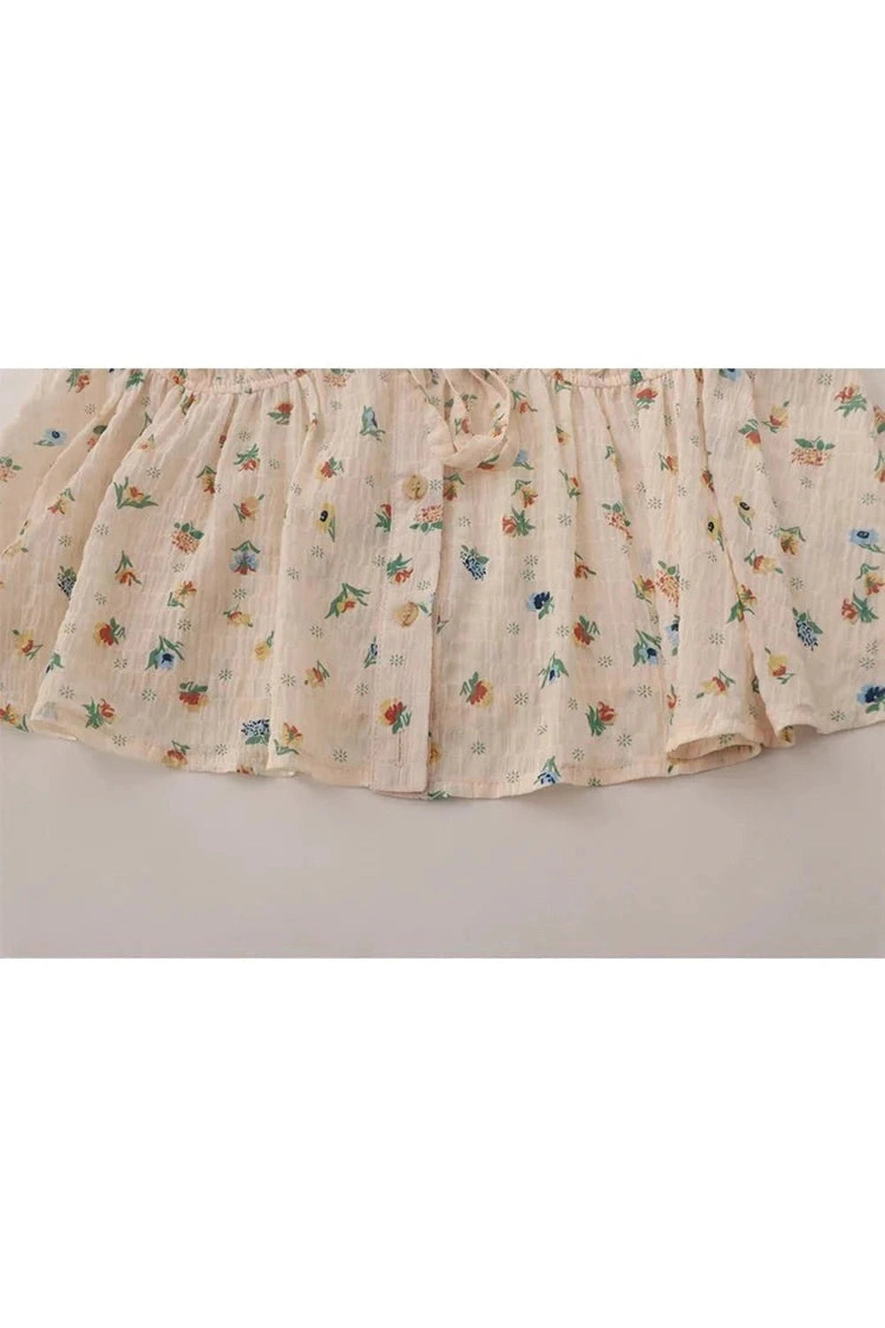 Y2k Retro Print Chiffon Blouse