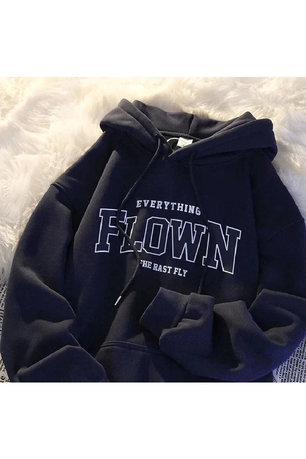 Y2k Retro Print Hoodie Pullover