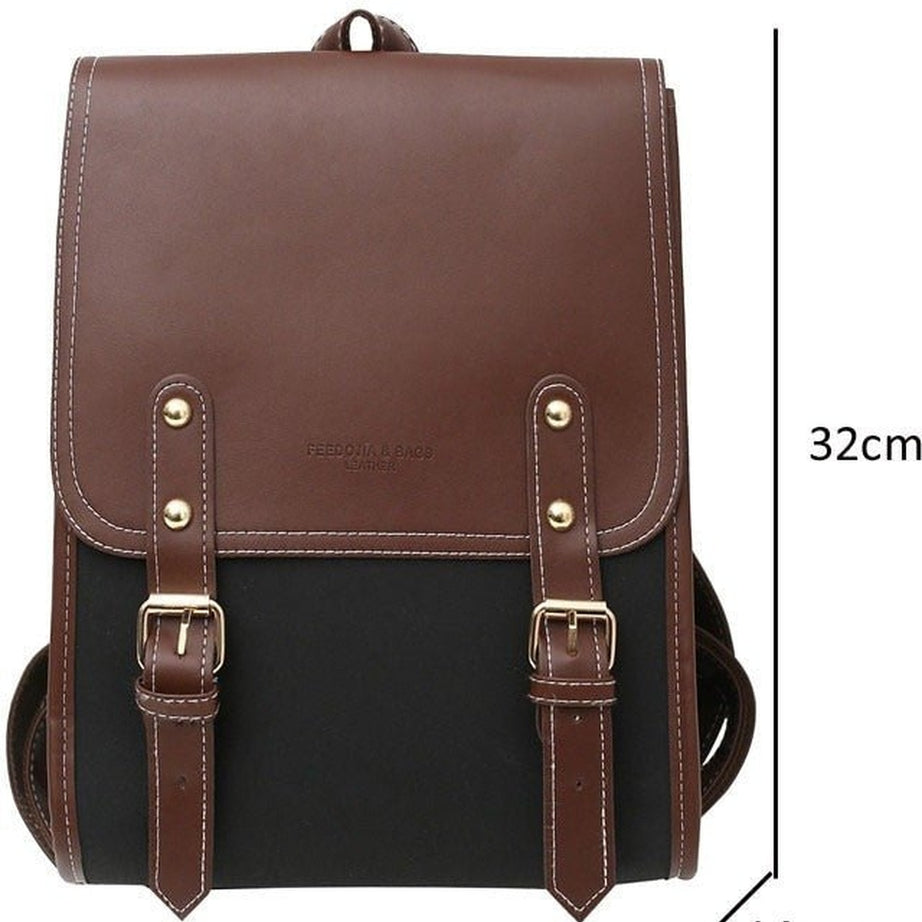 Y2k Retro Pu Leather Backpack