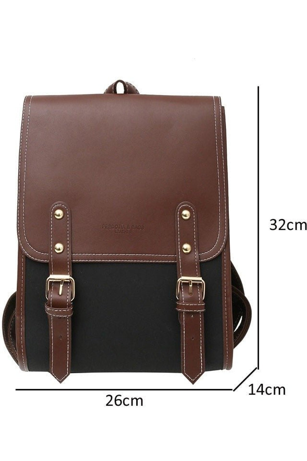 Y2k Retro Pu Leather Backpack