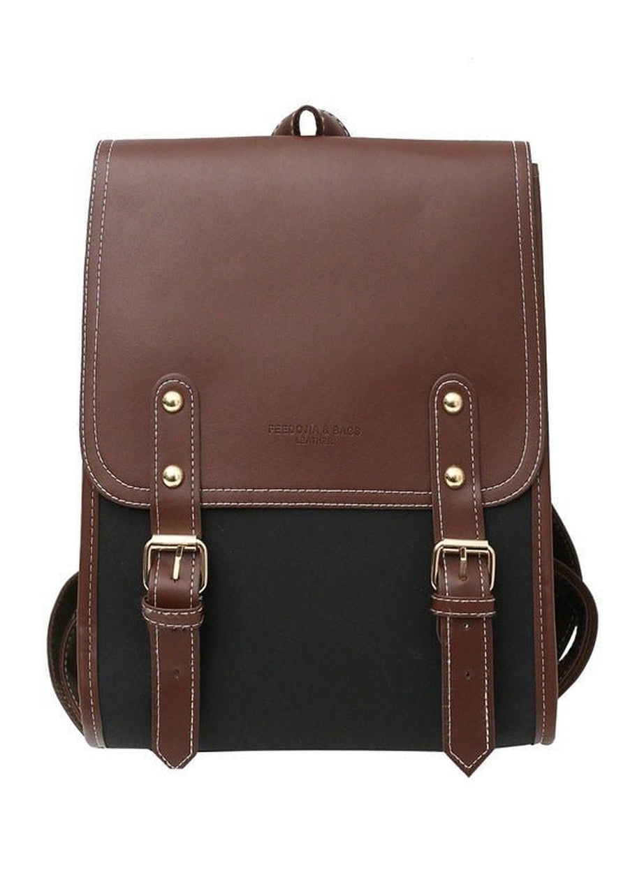 Y2k Retro Pu Leather Backpack