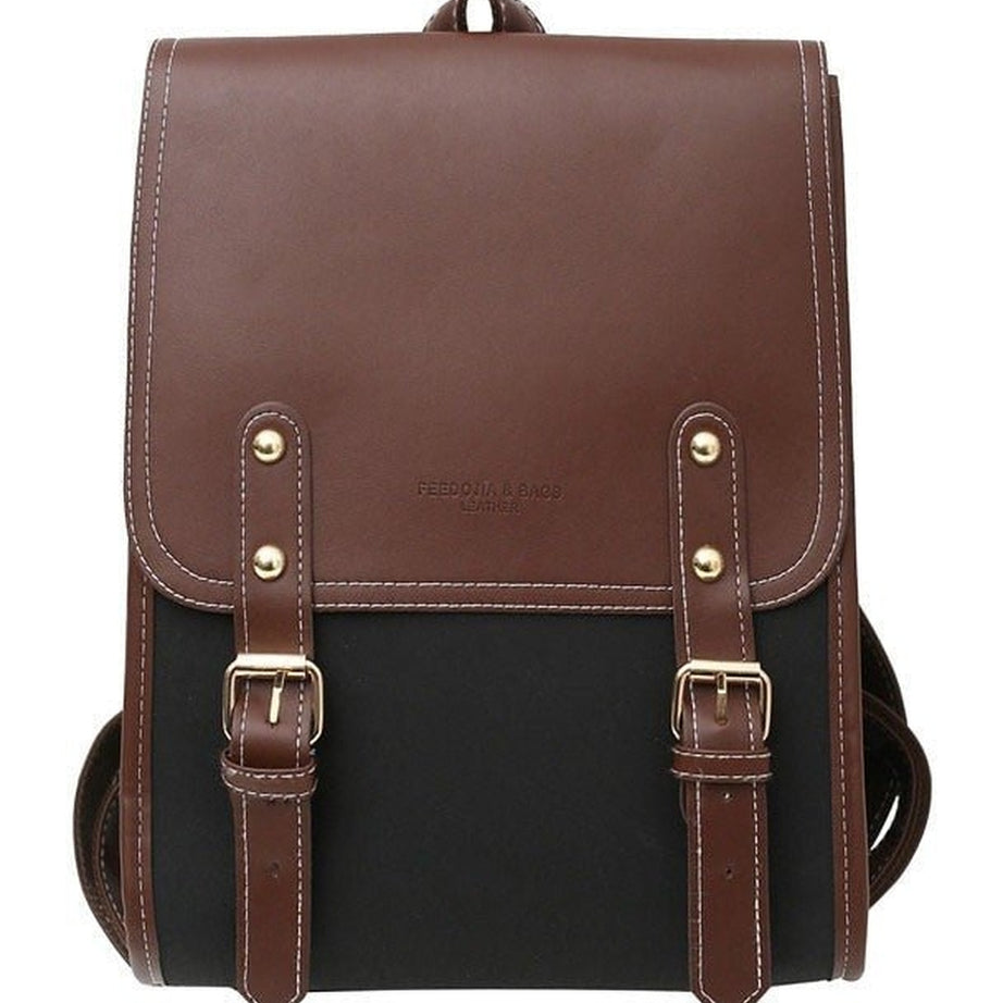 Y2k Retro Pu Leather Backpack