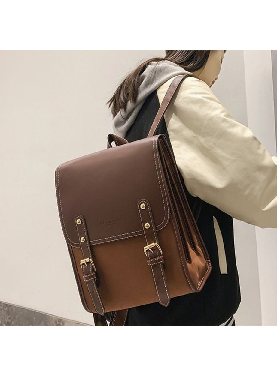 Y2k Retro Pu Leather Backpack
