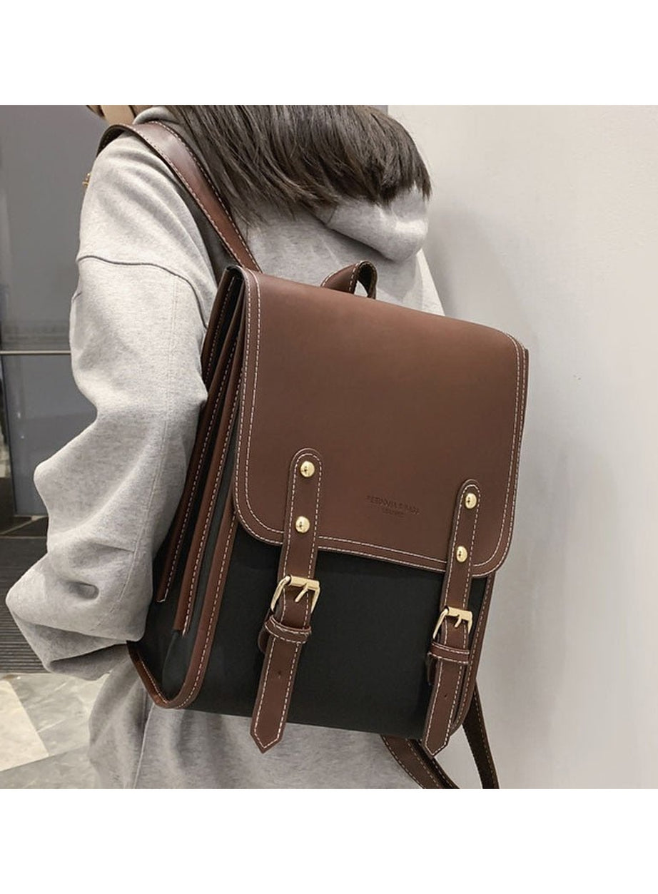 Y2k Retro Pu Leather Backpack