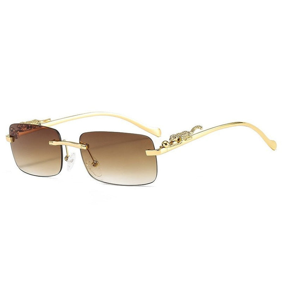 Y2k Retro Rimless Sunglasses