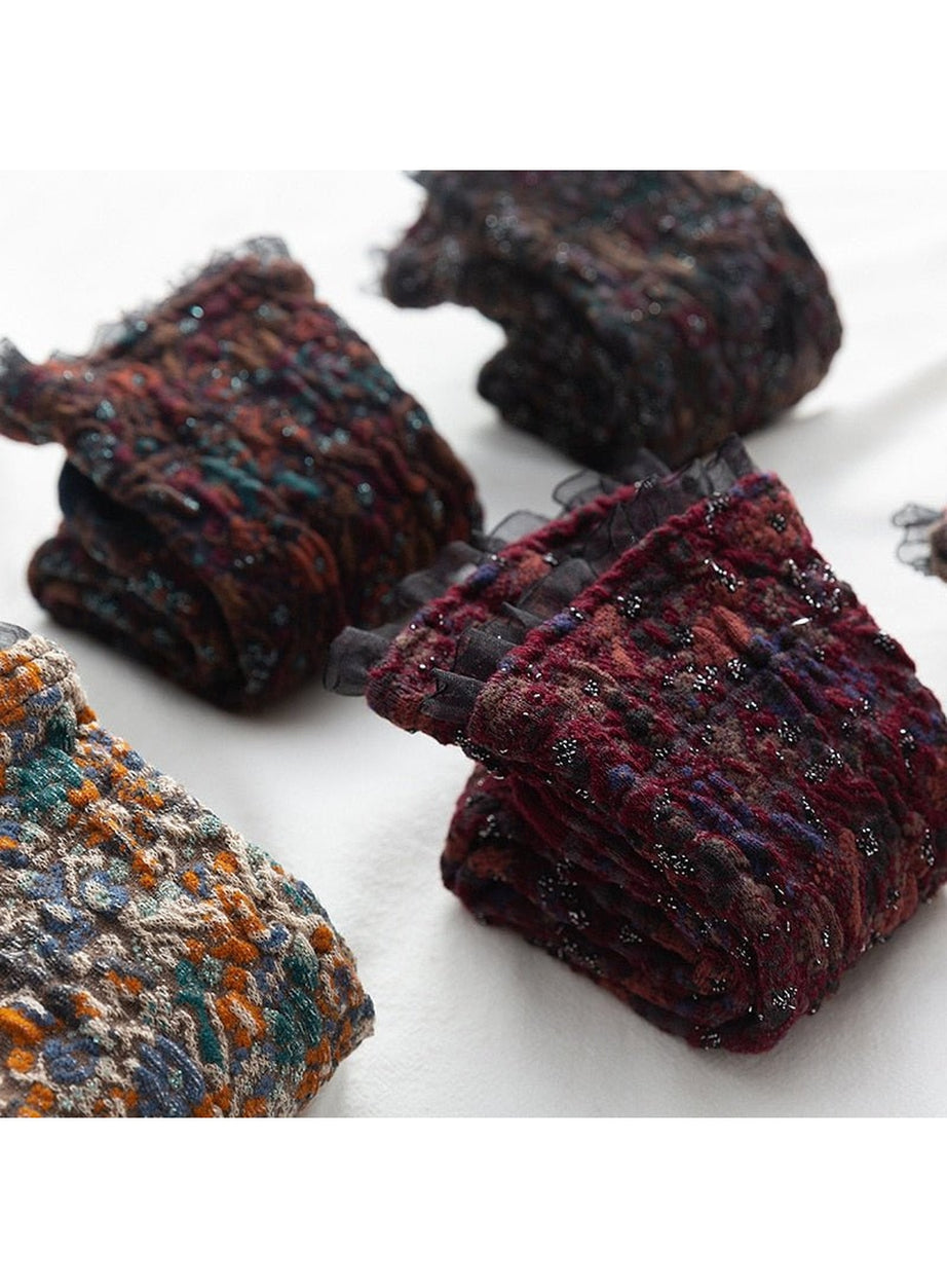 Y2k Retro Ruffle Socks