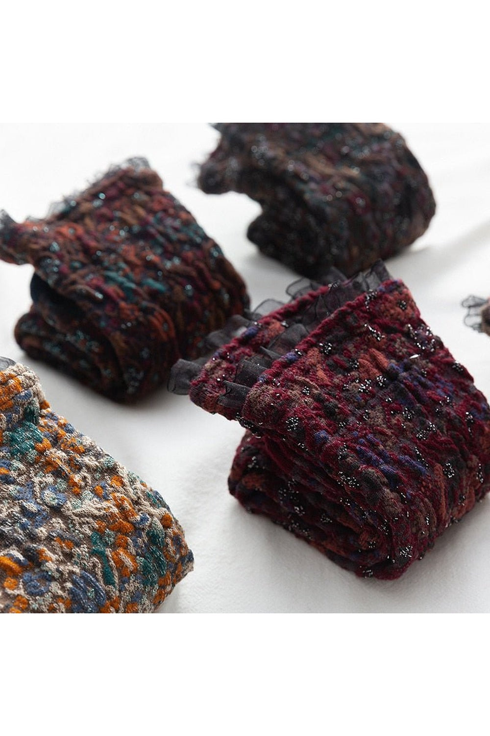 Y2k Retro Ruffle Socks