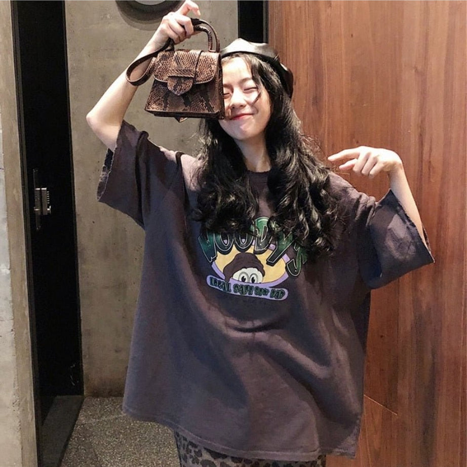 Y2k Retro T-shirts "WOODY`S"