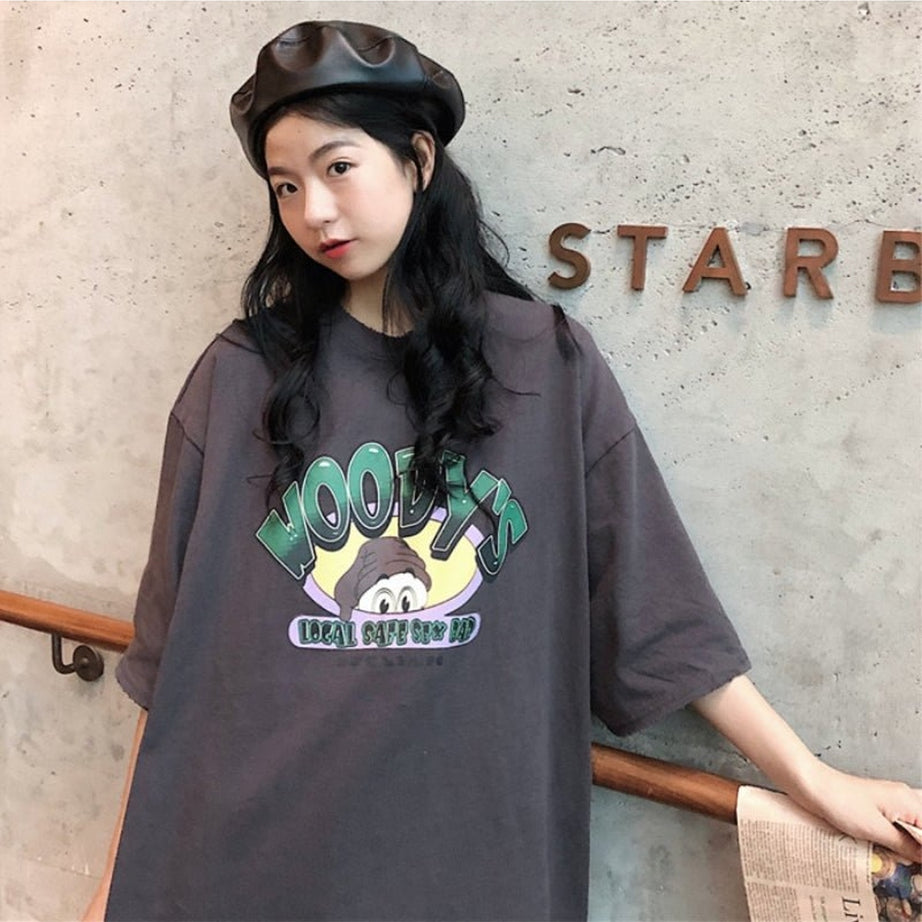 Y2k Retro T-shirts "WOODY`S"