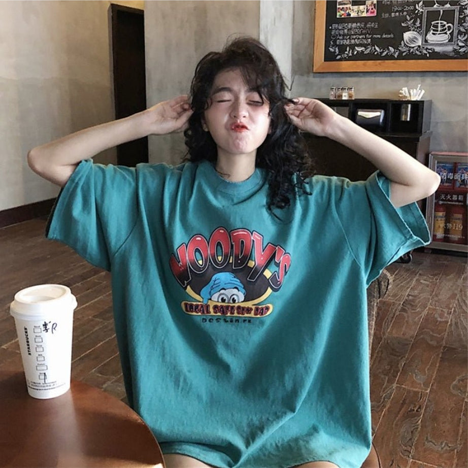 Y2k Retro T-shirts "WOODY`S"